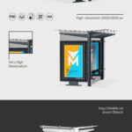 Bus Shelter Poster Mockup in 3 Sights