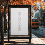 Bus Stop Poster Mockup