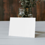 Business Card Lean on Plant Mockup