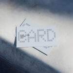 Business Card Mockup Side Road Backdrop