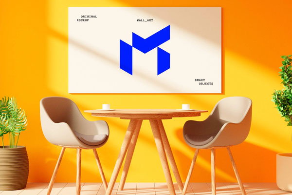 Cafe Poster Mockup