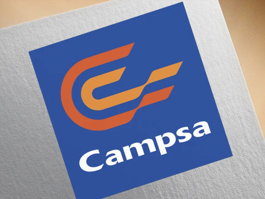 Campsa Blue Logo