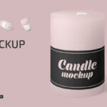 Candle Mockup in 3 Varied Sights