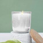 Candle on Stand Mockup