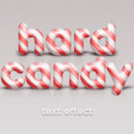 Candy Cane Text / Logo Effect