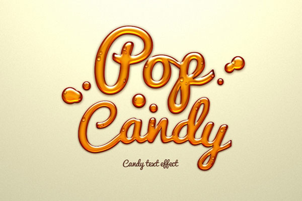 Jelly / Candy Text Effect