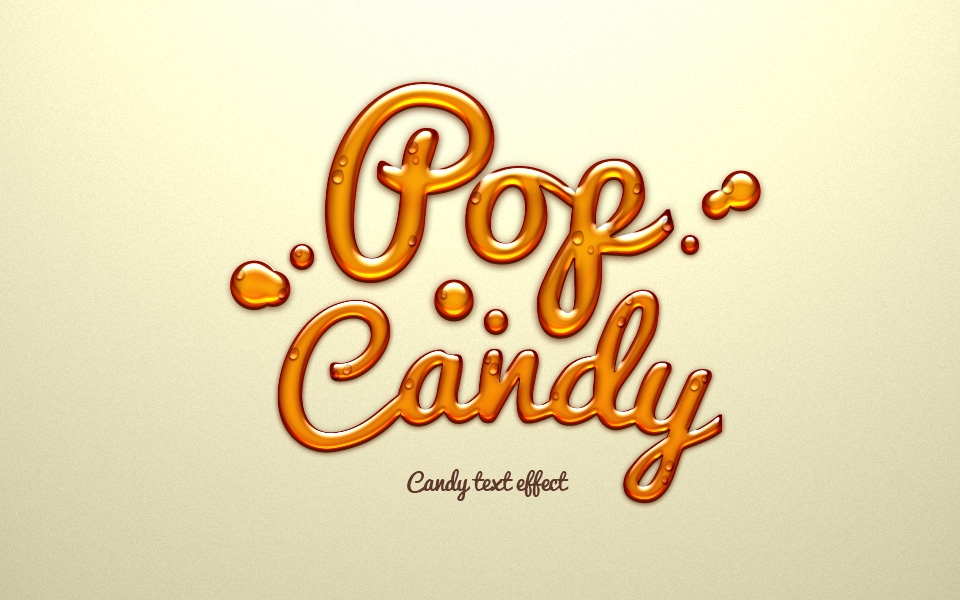 Jelly / Candy Text Effect