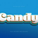 Candy Vector Text Effect