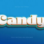 Candy Vector Text Effect