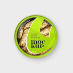 Mockup of Canned Smoked Sprats in 2 Shots