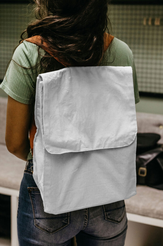 Canvas Backpack Mockup
