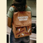 Canvas Backpack Mockup