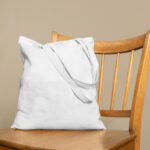 Canvas Bag on Chair Mockup