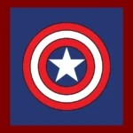 Captain America Shield Blue Logo