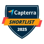 Capterra Shortlist 2025 Badge Logo