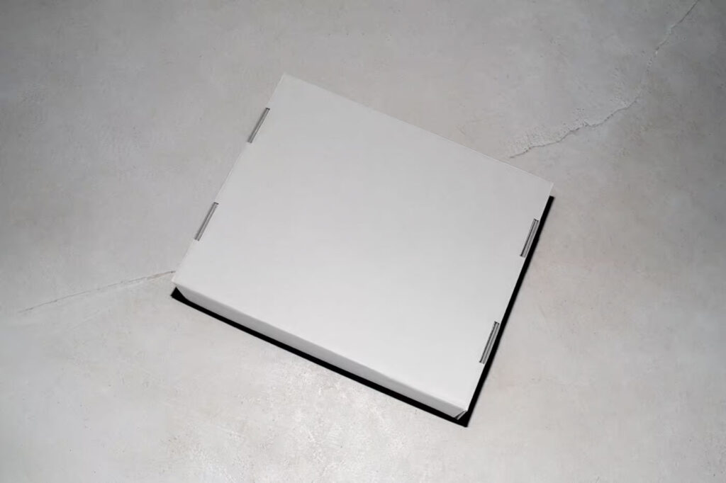Cardboard Box on Floor Mockup