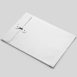 Cardboard Envelope Mockup