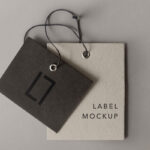 Cardboard Label Brand Mockup