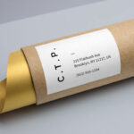 Cardboard Tube Packaging Mockup