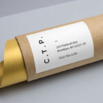 Cardboard Tube Packaging Mockup