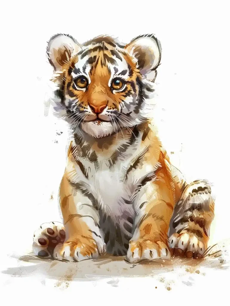 Cartoon Northeast Tiger