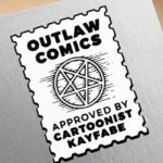Cartoonist Kayfabe Outlaw Comics Logo