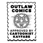 Cartoonist Kayfabe Outlaw Comics Logo