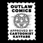 Cartoonist Kayfabe Outlaw Comics Logo