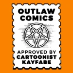 Cartoonist Kayfabe Outlaw Comics Logo