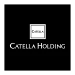 Catella Holding Black Background Logo
