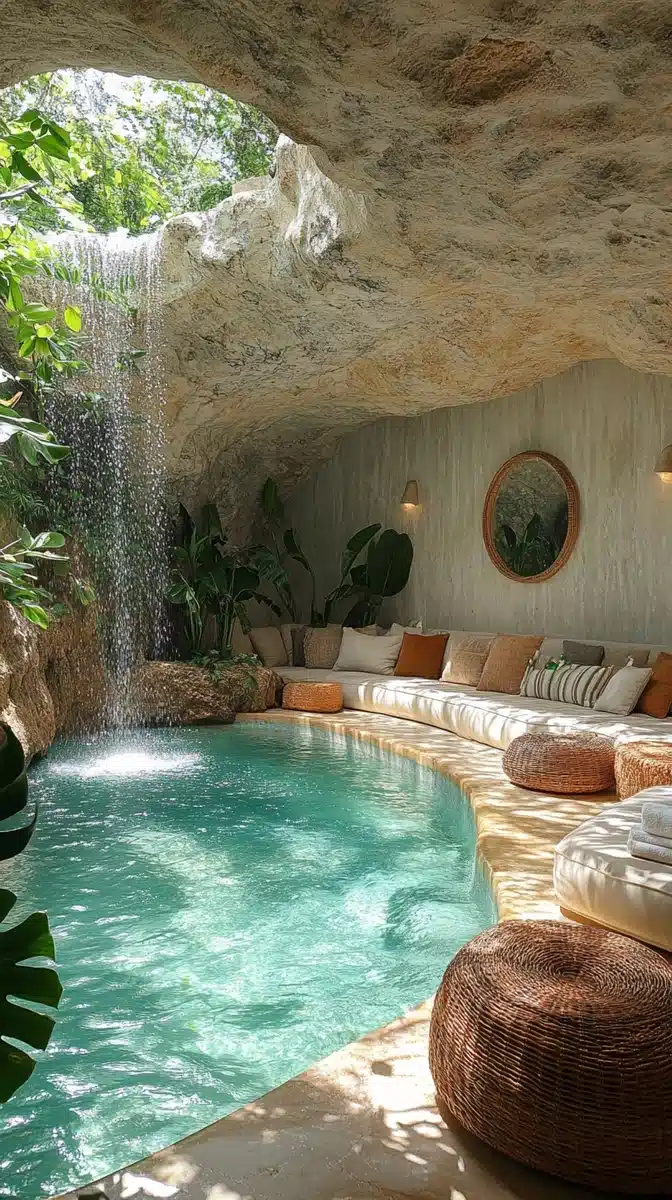Cave Resort with Waterfalls
