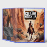 CD Game Box Cover Mockup