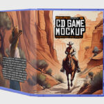 CD Game Box Cover Mockup