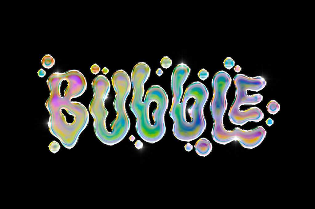 Celestial Chrome Text Effect / Logo Mockup