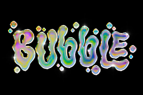 Celestial Chrome Text Effect / Logo Mockup