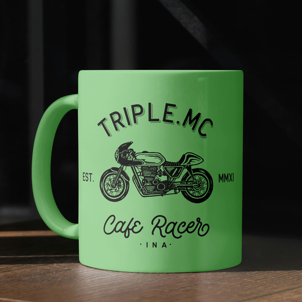 Ceramic Mug on Desk Mockup