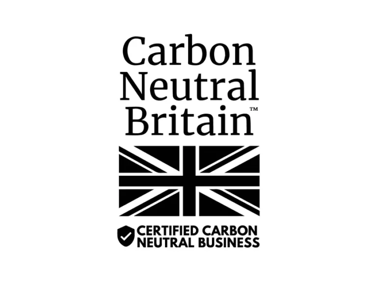 Certified Carbon Neutral Business with Carbon Neutral Britain Logo
