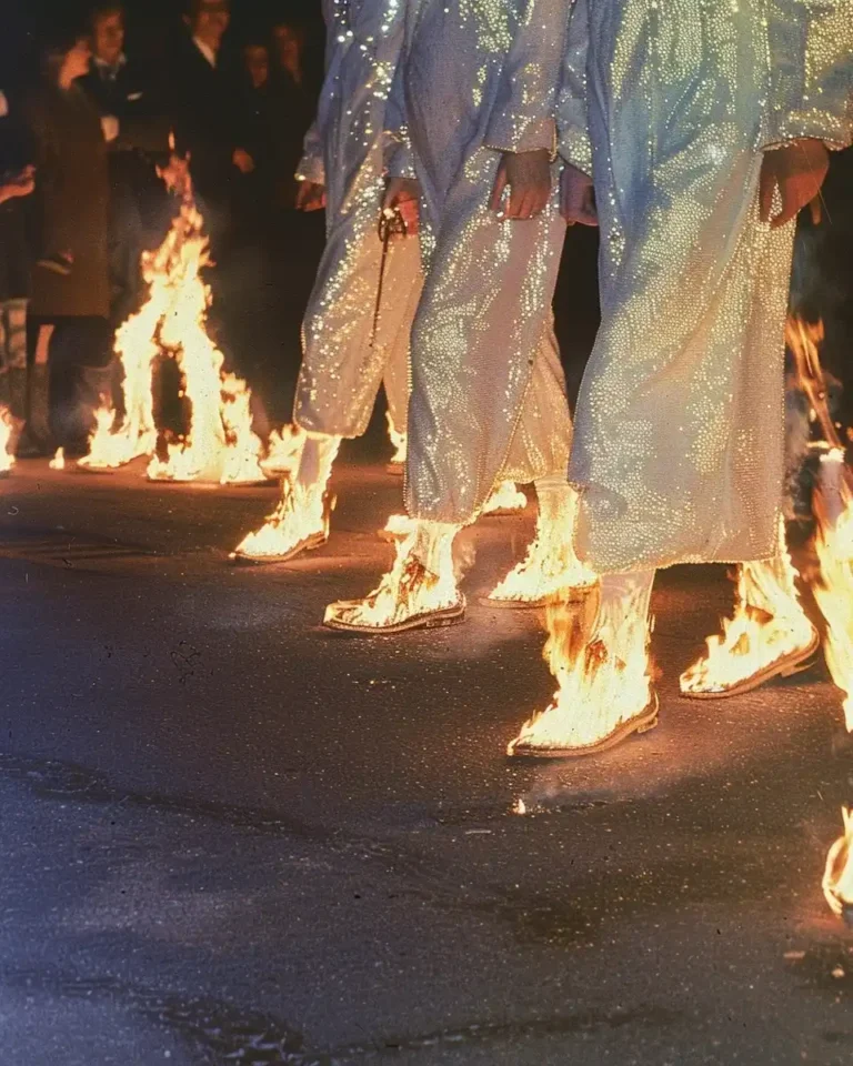 Chaotic Firewalking Scene