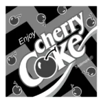 Cherry Coke Black Logo