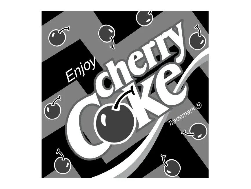 Cherry Coke Black Logo