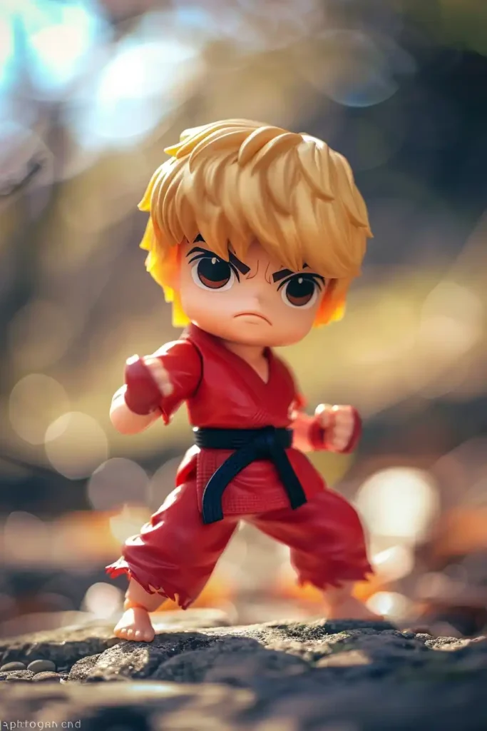 Chibi Ken Karate Pose