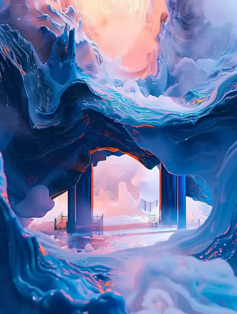 Chinese Architecture in Folk Art ai prompt preview