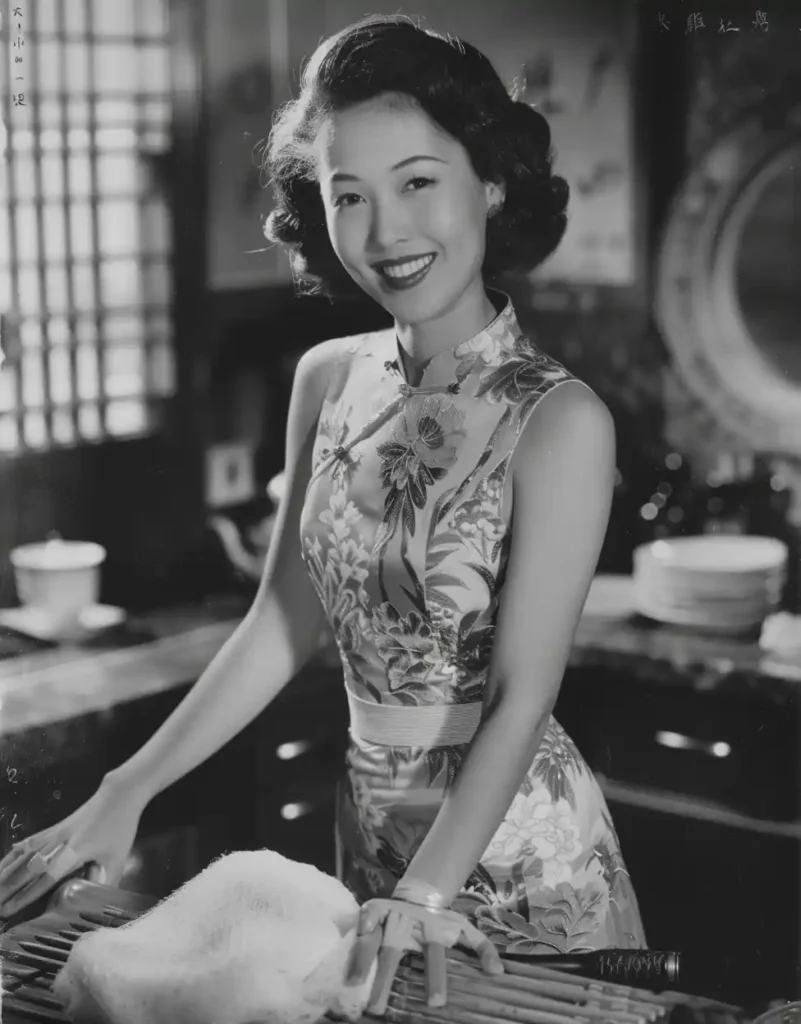 Chinese Woman in Dress