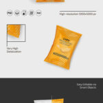 Chips Packaging Mockup in 3 Sights