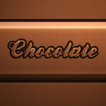 Chocolate Text Effect