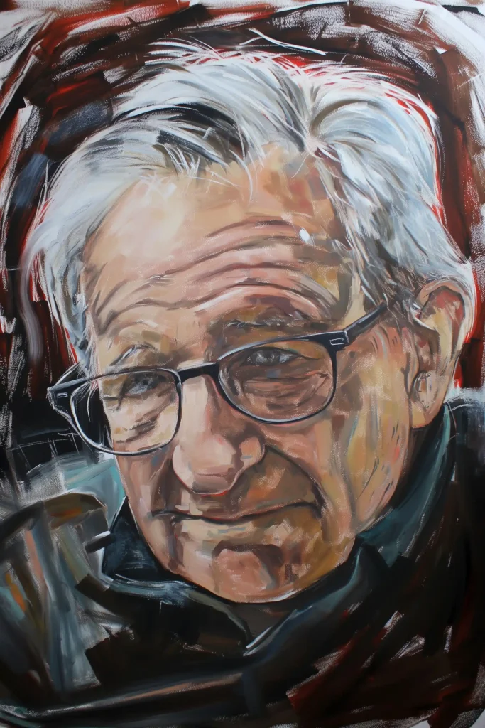 Chomsky Chaos Portrait