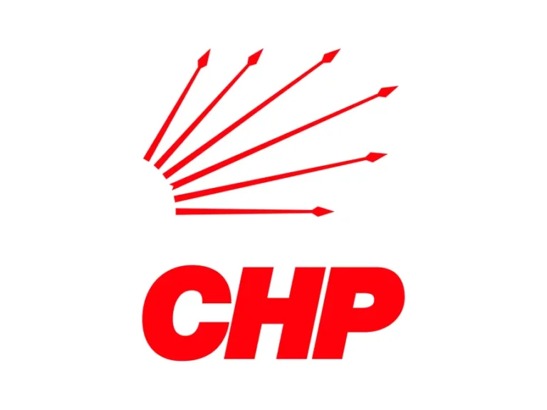 CHP Cumhuriyet Halk Partisi 2024 Yeni Dikey Kırmızı Logo