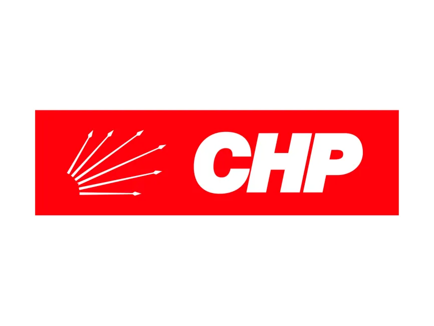 CHP Cumhuriyet Halk Partisi 2024 Yeni Yatay Logo