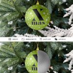 Christmas Ball Mockup on Tree in Front Sight