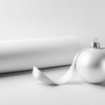 Christmas Bouble and Wrapping Paper Mockups